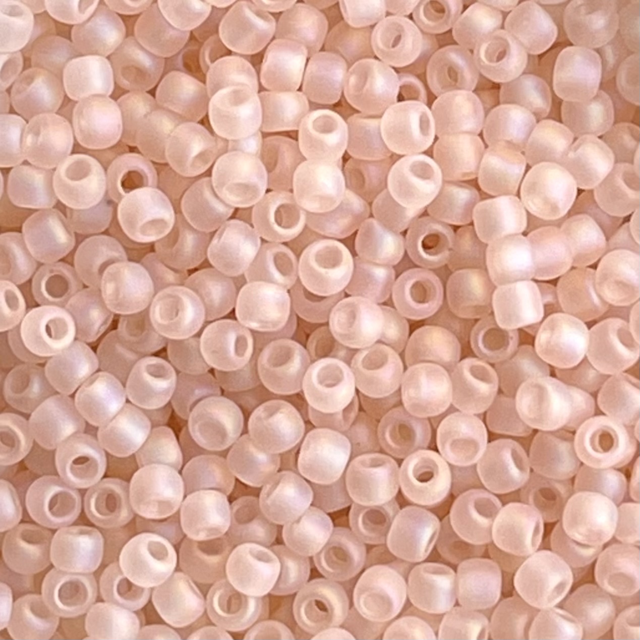Round #11 Transparent - Rainbow Frosted Rosaline - Image 1