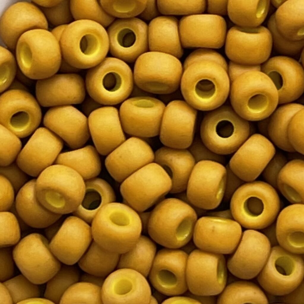 Rocalla Miyuki #6 Matte Opaque Mustard