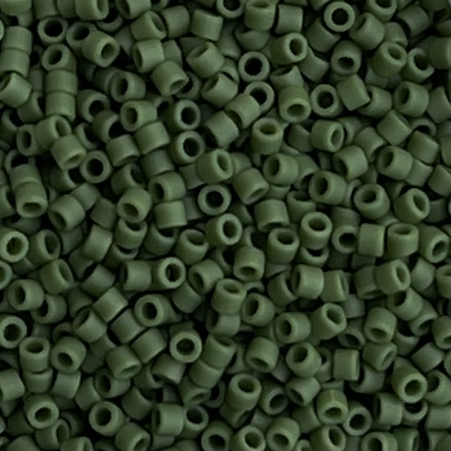 Delica Bead Matte Opaque Avocado