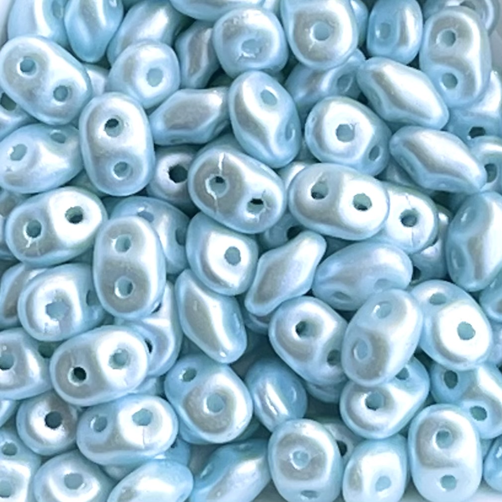 SuperDuo 2x5mm Pastel Lt Azore