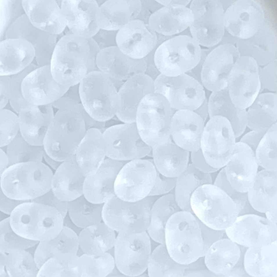 SuperDuo 2x5mm Crystral Matte
