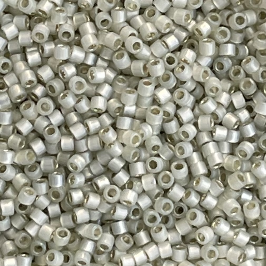 Delica Bead SilverLined Lime Opal