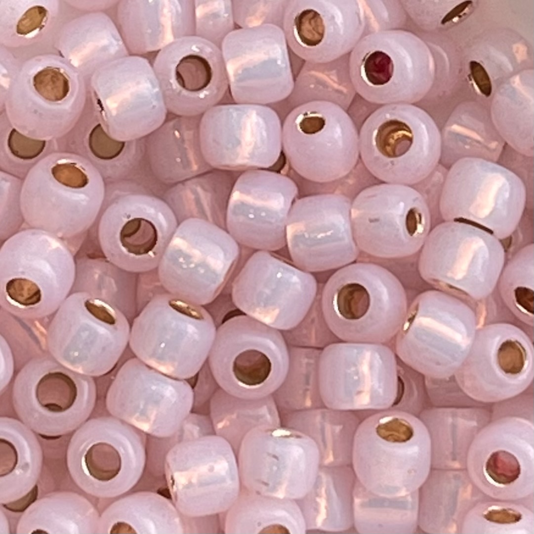 Round #6 PermaFinish Translucent SilverLined Soft Pink - Image 1