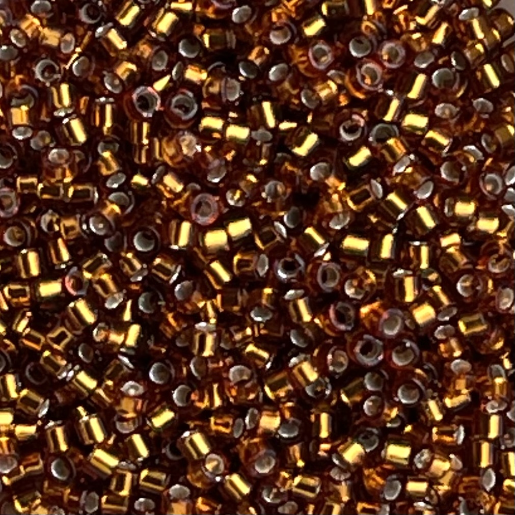 Delica Bead Silver Lined Dk Topaz