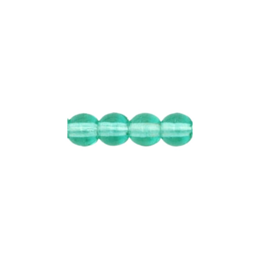 Round Bead 4mm Cool Mint Green 50bds/str