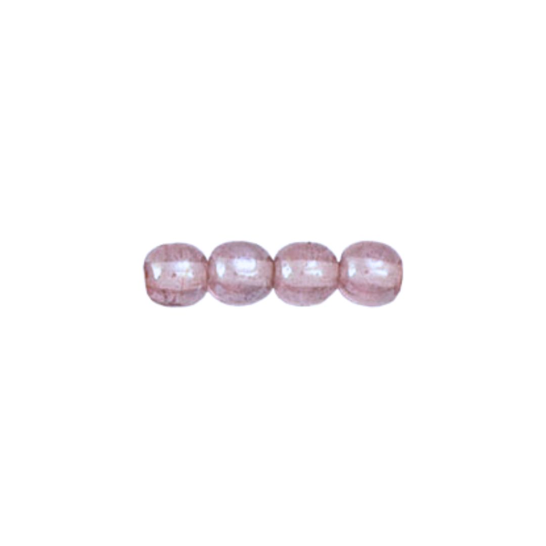 Round Bead 4mm Luster Lt Amethyst 50bds/str - Image 1