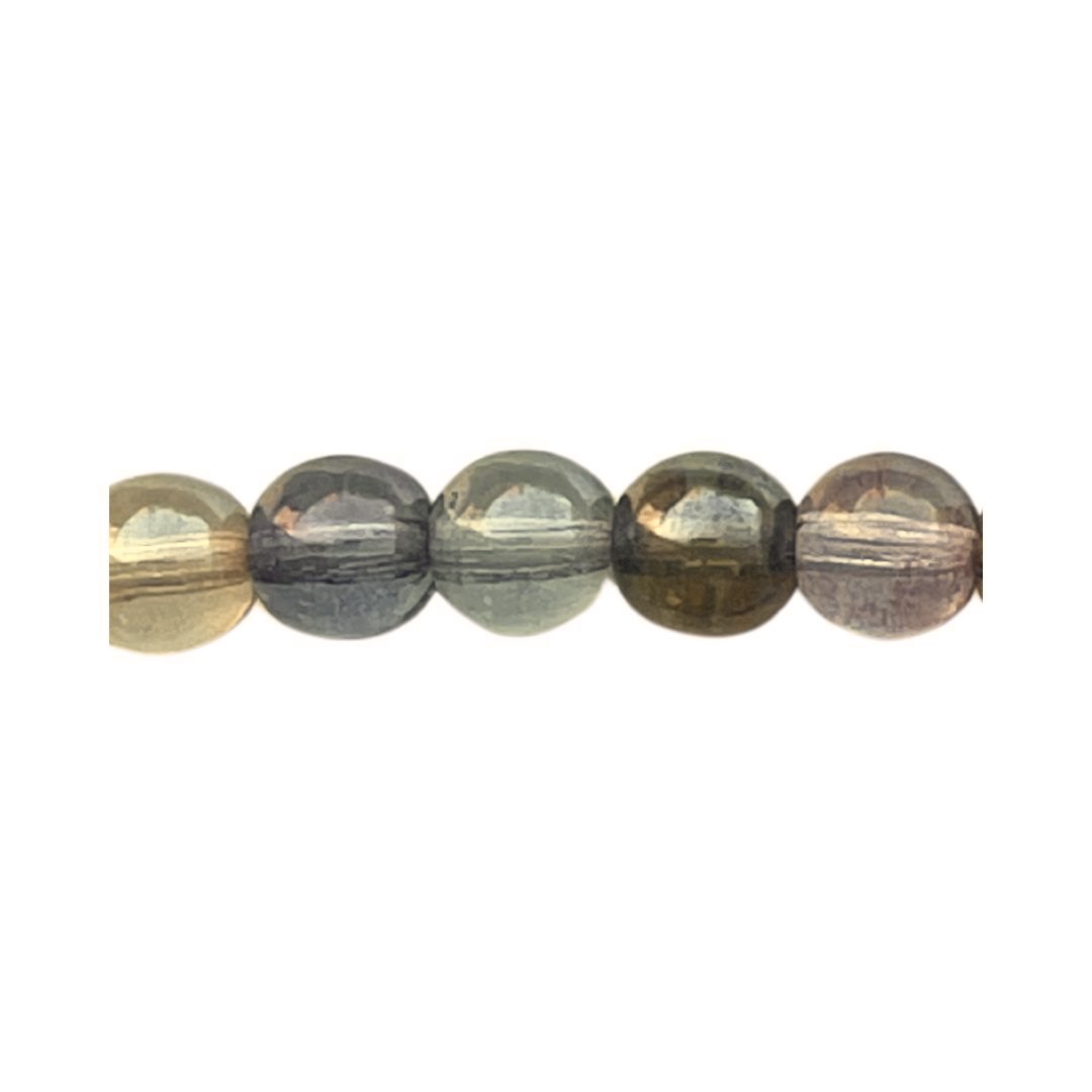 Round Beads 6mm Multi Luster 50BDS - Image 1