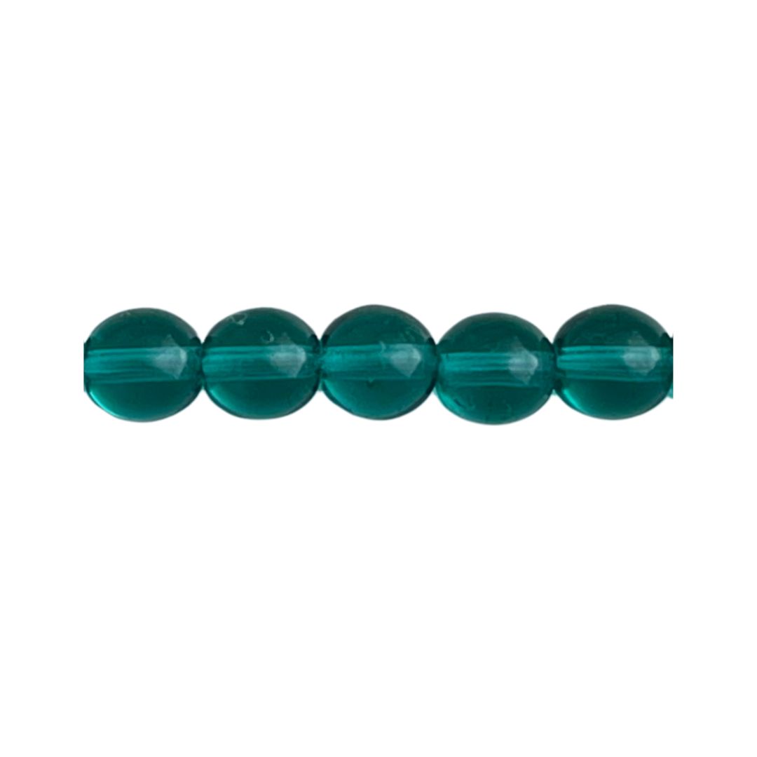 Round Beads 6mm Viridian  50bds - Image 1