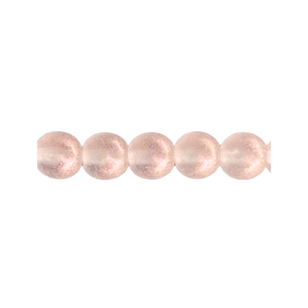 Round Beads 6mm Cosmic Twinkle Rosaline 50 Bds - Image 1
