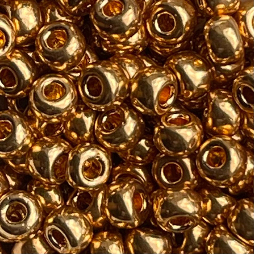 Rocalla Miyuki #6 24K Gold Plated - Image 1