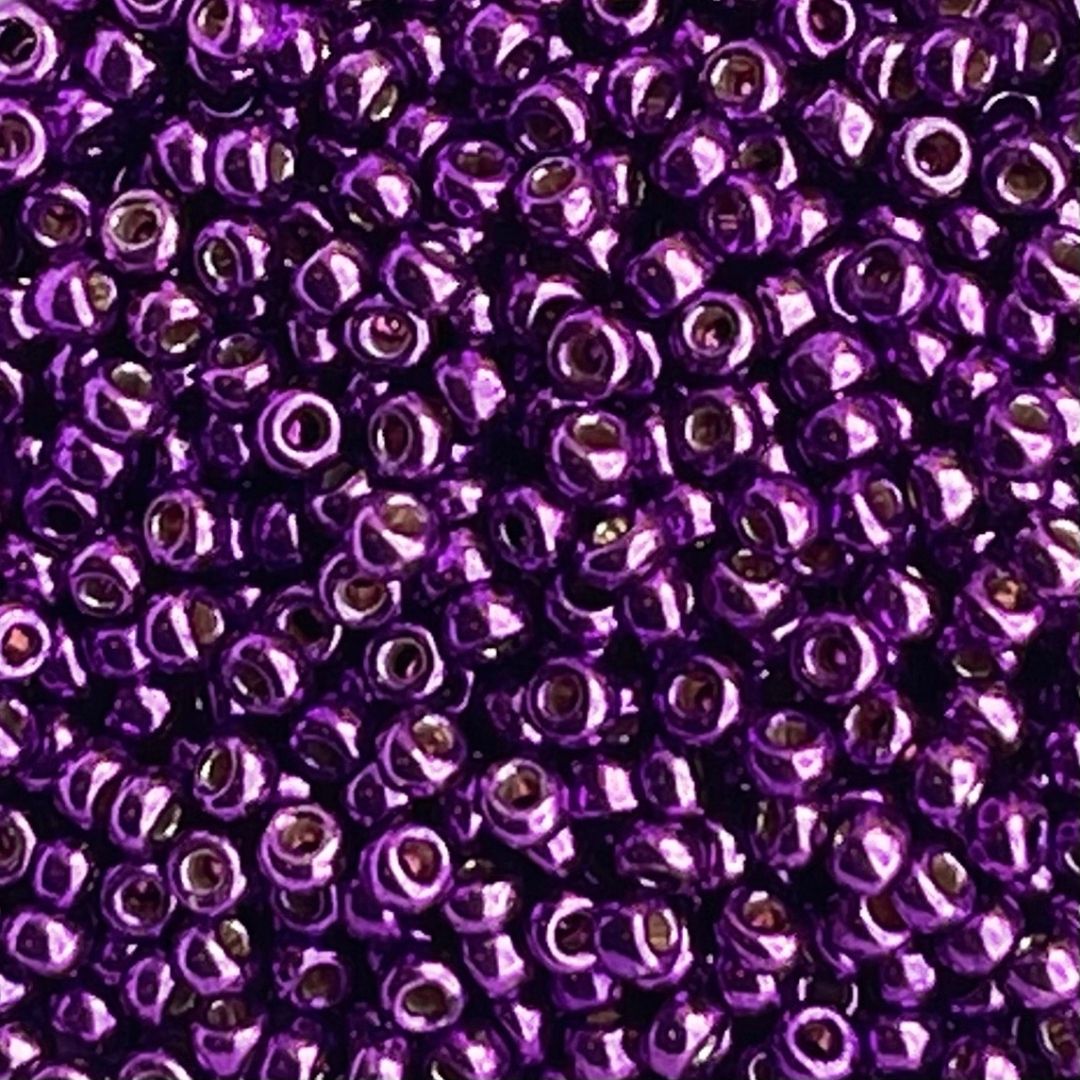 Rocalla Miyuki #11 Duracoat Galvanized Purple Orchid - Image 1