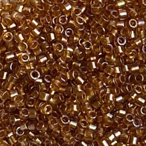 Delica Bead Lined Topaz AB - Image 2
