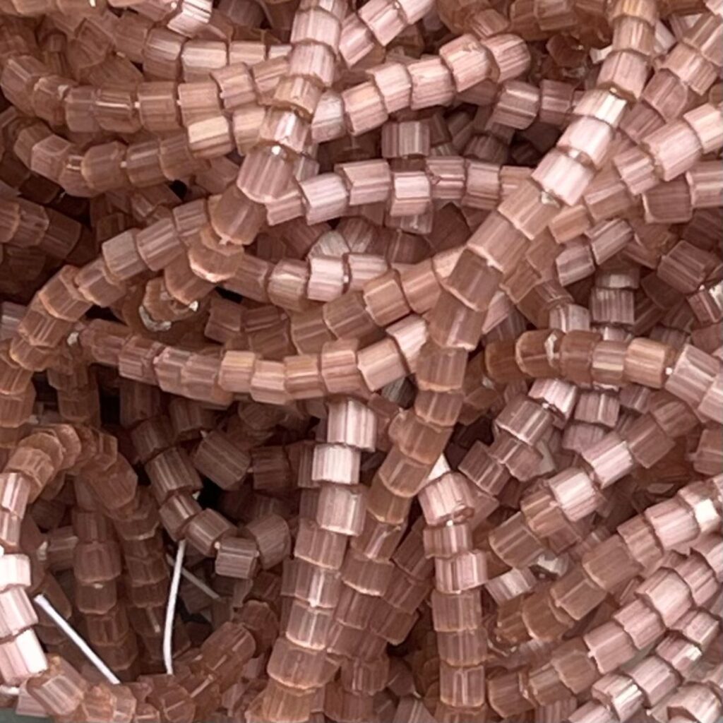 Czech Seed Beads 10/0 2Cut Satin Lavender Solgel Strung