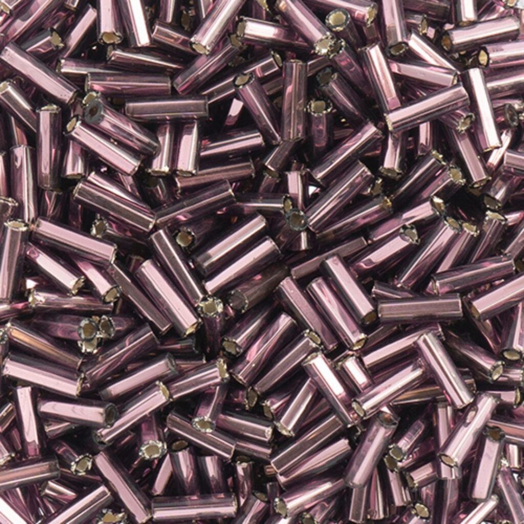 Czech Bugles #3 SilverLined Purple 2cut