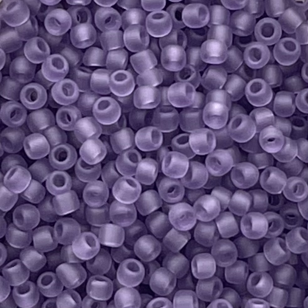 Round #11 Transparent Frosted Sugar Plum