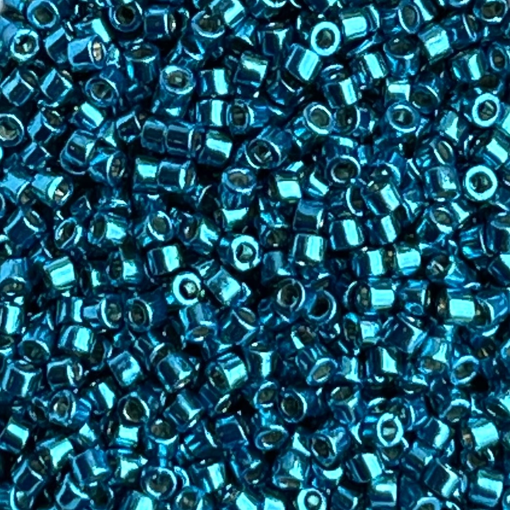 Delica Bead Duracoat Glavanized Dk Capri Blue - Image 1