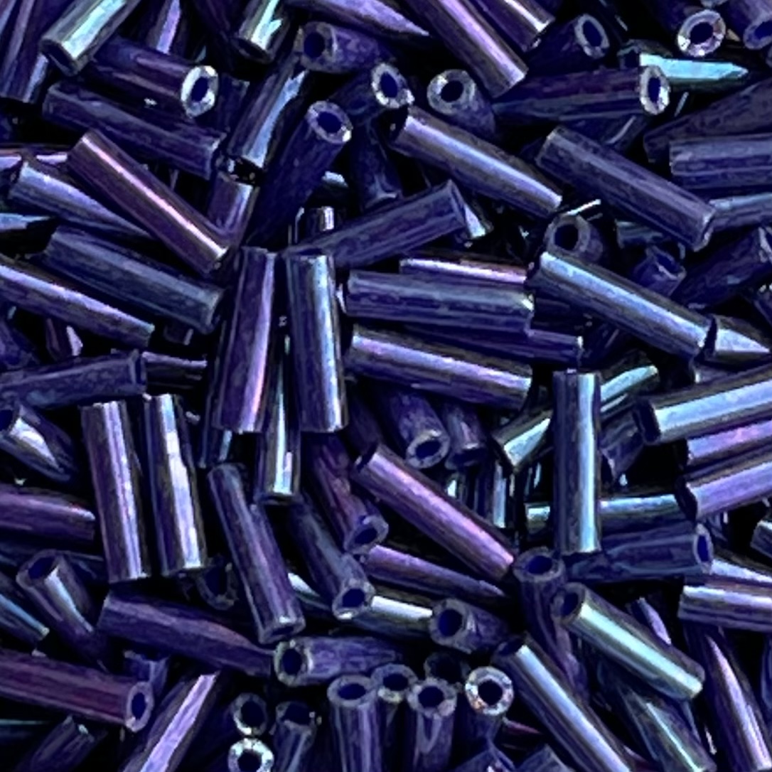 Bugle #2 (6mm) Violet Gold Luster - Image 1