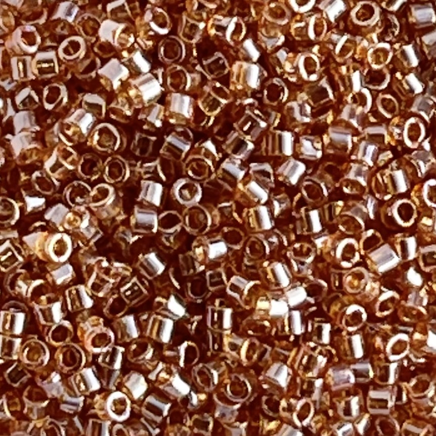 Delica Bead Transparent Marigold Luster