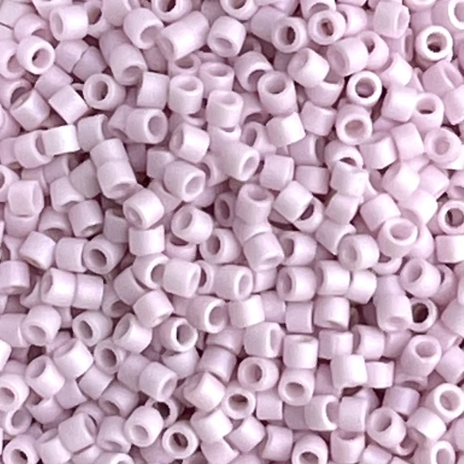 Delica Bead Matte Opaque Pale Rose AB