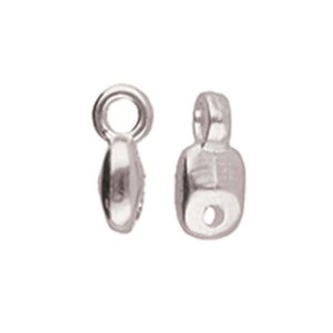 Vourkoti - SuperDuo Bead Ending Ant. Silver Plate Bag x 24 - Image 1