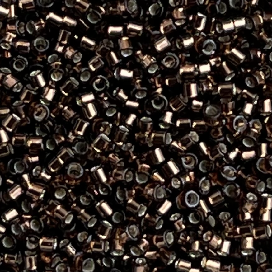 Delica Bead SilverLined Brown