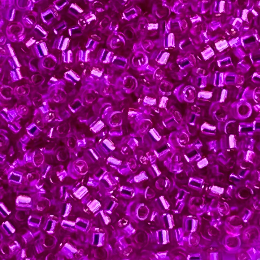 Delica Bead Dyed S/L Brt Fuchsia