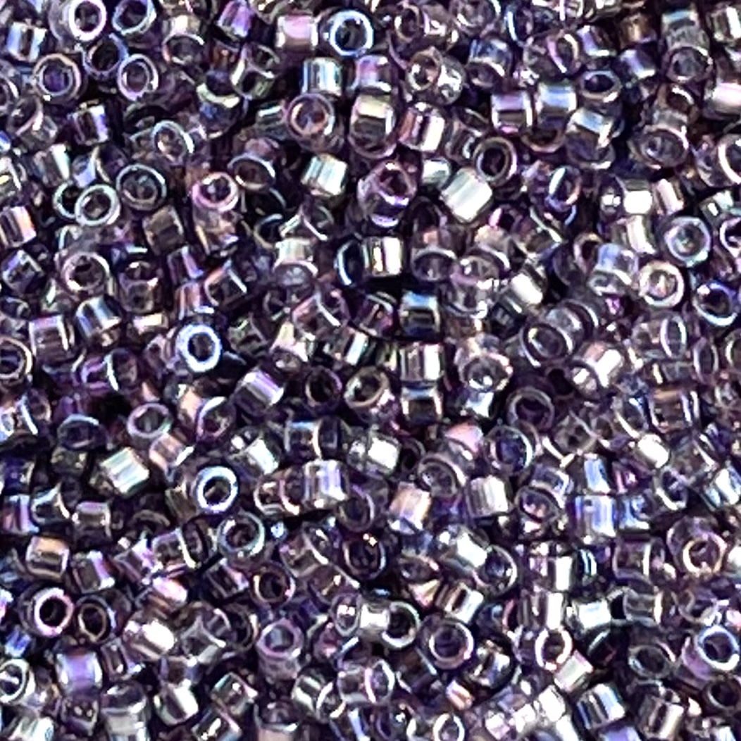 Delica Bead Transparent Lt Amethyst AB - Image 1