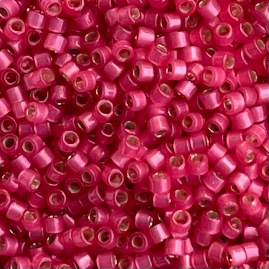 Delica Bead SilverLined Duracoat S/F Hibiscus - Image 1