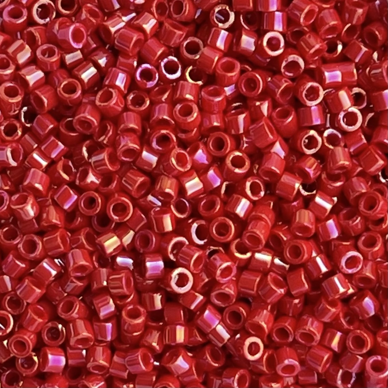 Delica Bead Opaque Red Luster - Image 1