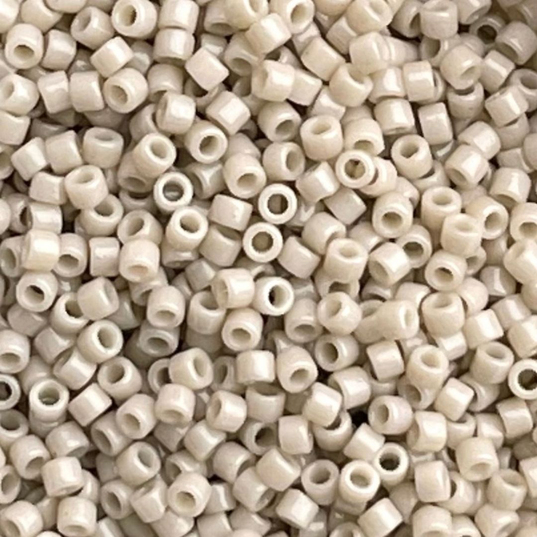 Delica Bead Duracoat Opaque Off White - Image 1