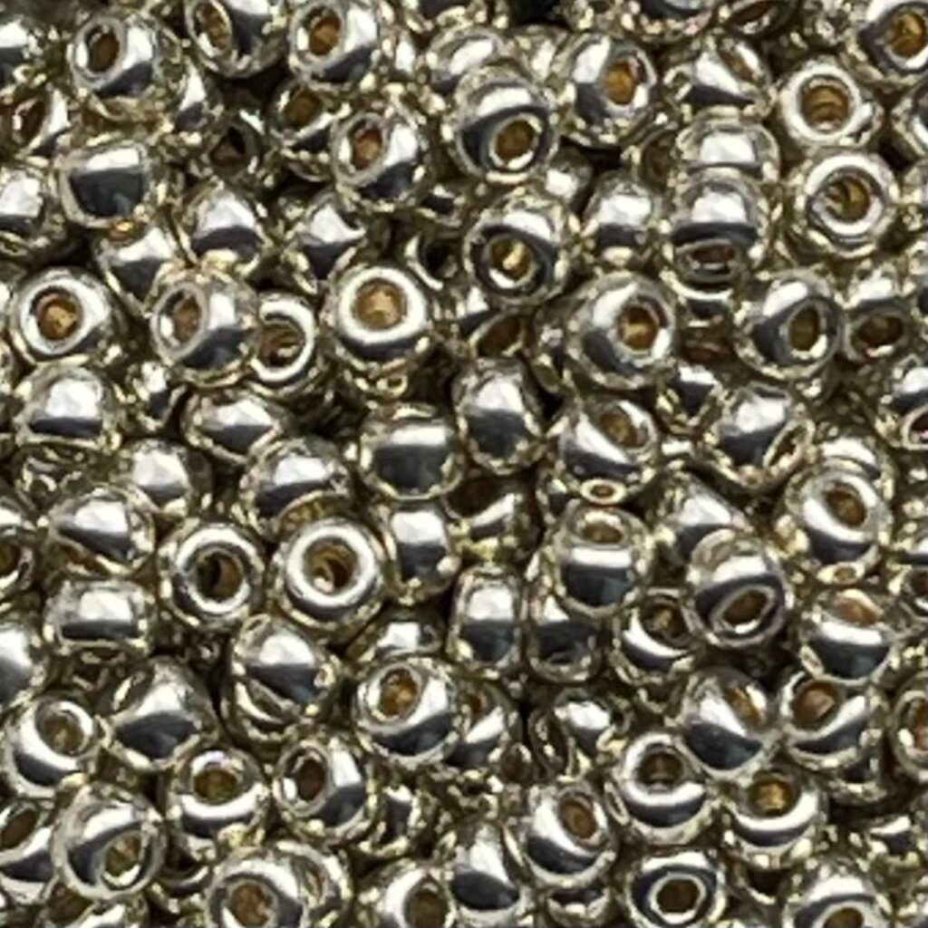 Rocalla Miyuki #8 Duracoat Galvanized Silver