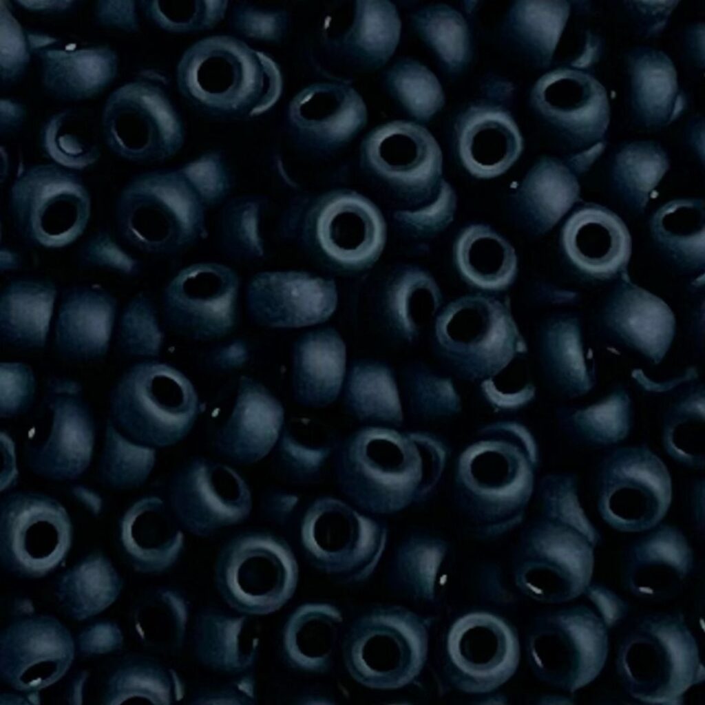 Rocalla Miyuki #8  Matte Opaque Black