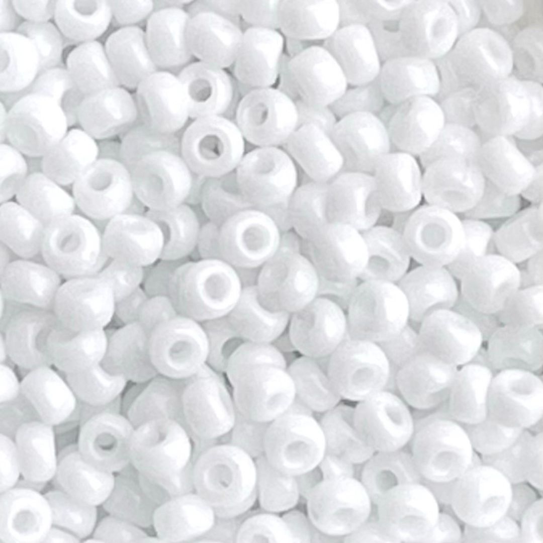Rocalla Miyuki #8 Opaque White - Image 1