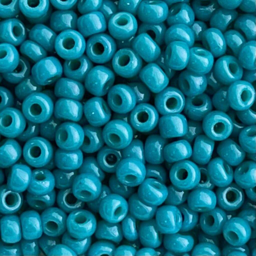Rocalla Miyuki #8 Duracoat Opaque Dyed Blue Green