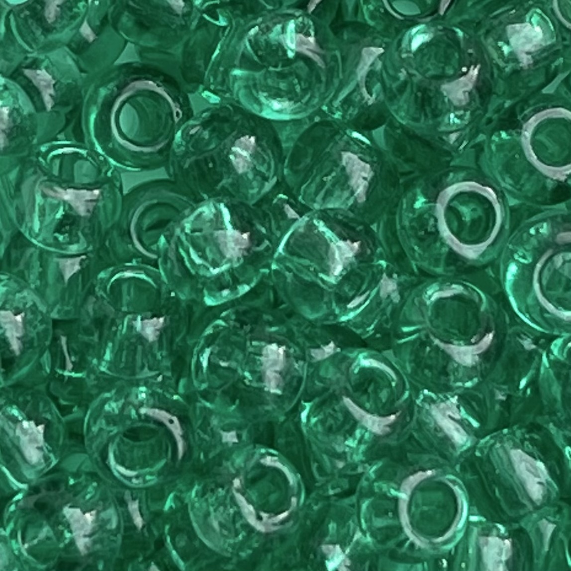 Round #6  Transparent Beach Glass Green - Image 1