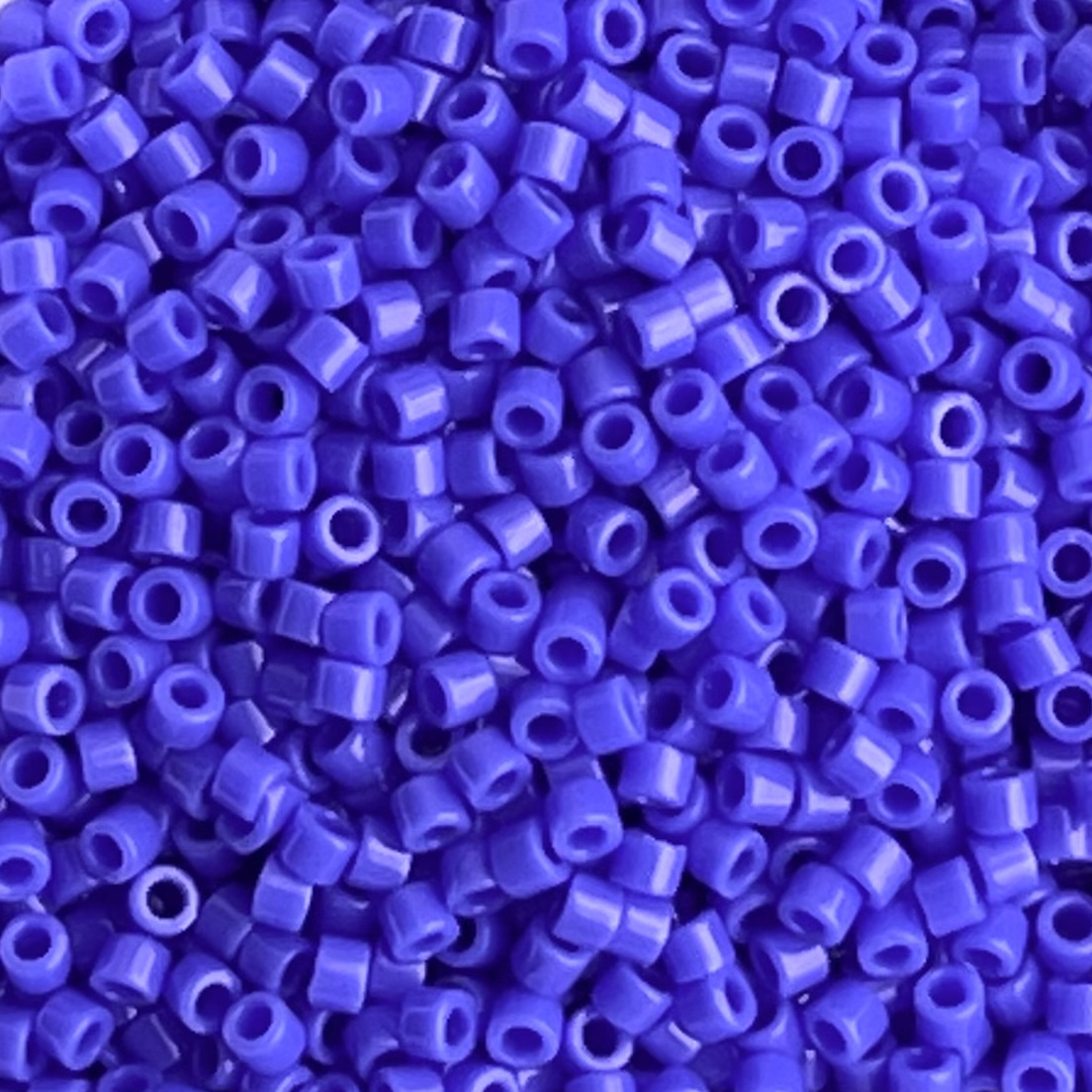 Delica Bead Opaque Cyan Blue - Image 1