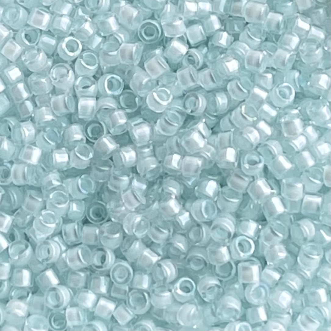 Delica Bead Lined Aqua Mist - Image 1