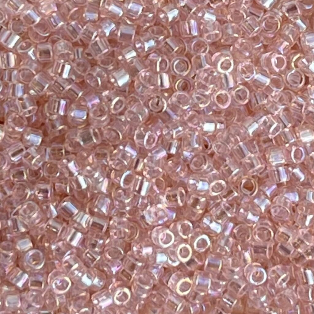 Delica Bead Transparent Pink Mist AB