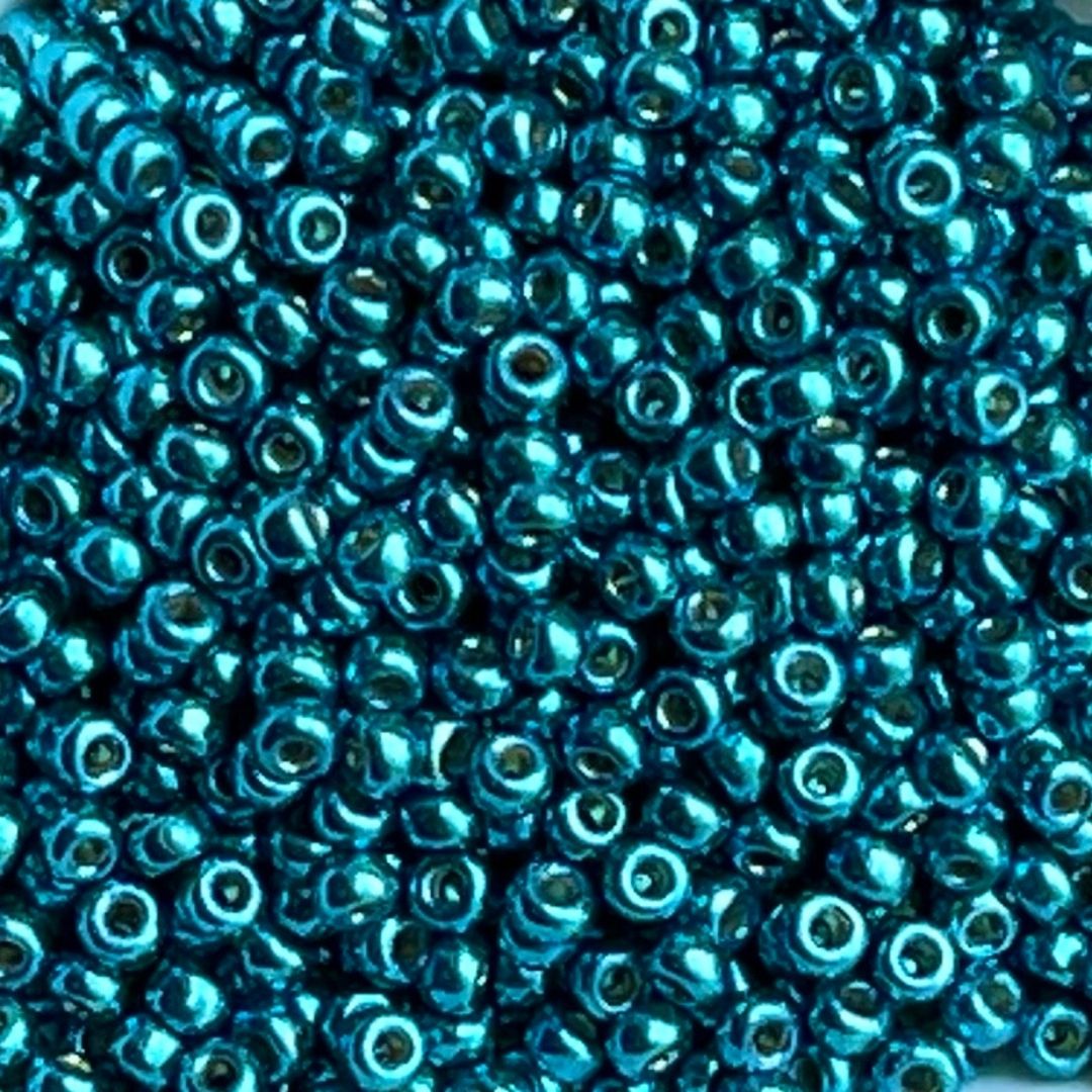 Rocalla Miyuki #11 Duracoat Galvanized Capri Blue - Image 1