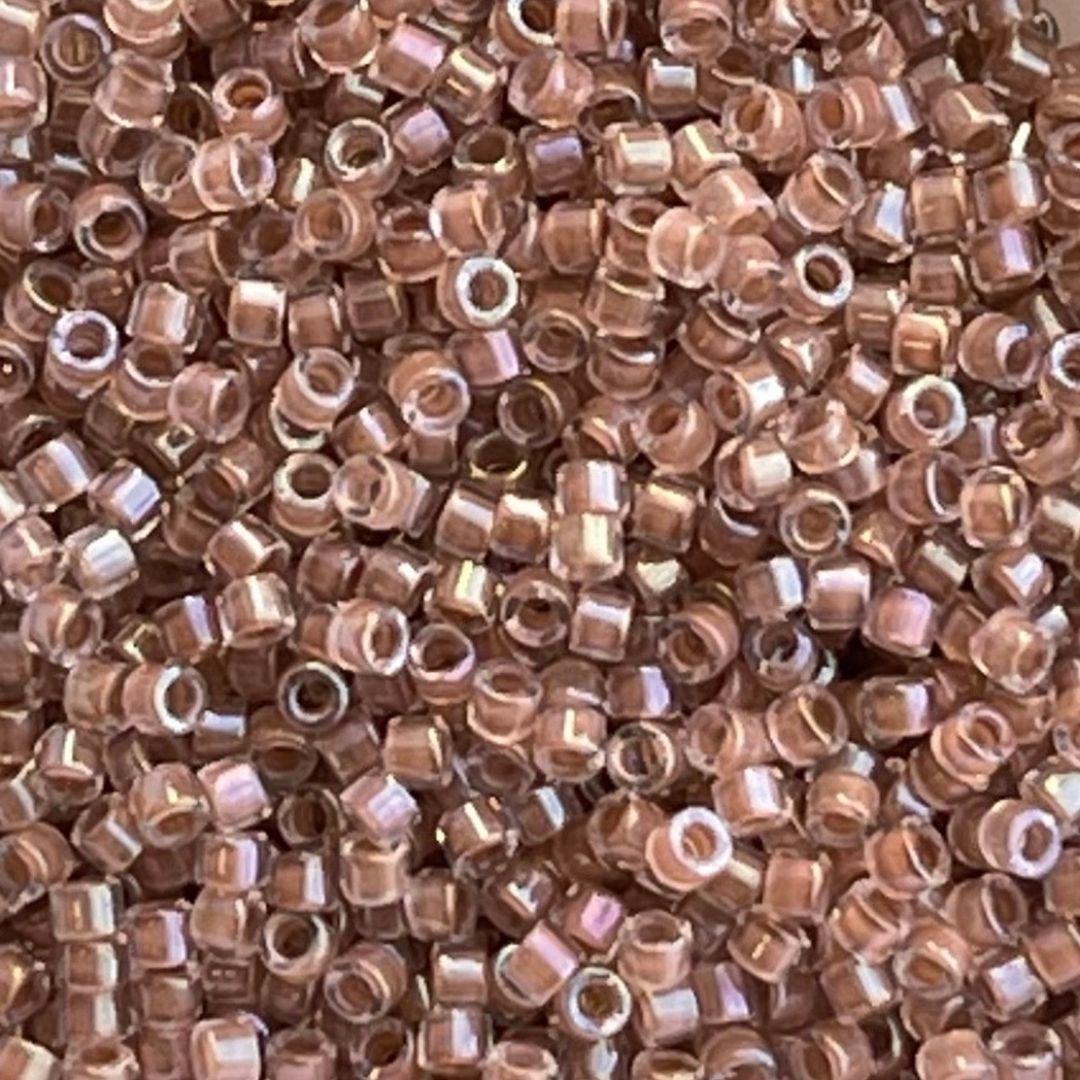 Delica Bead Lined Beige AB - Image 1