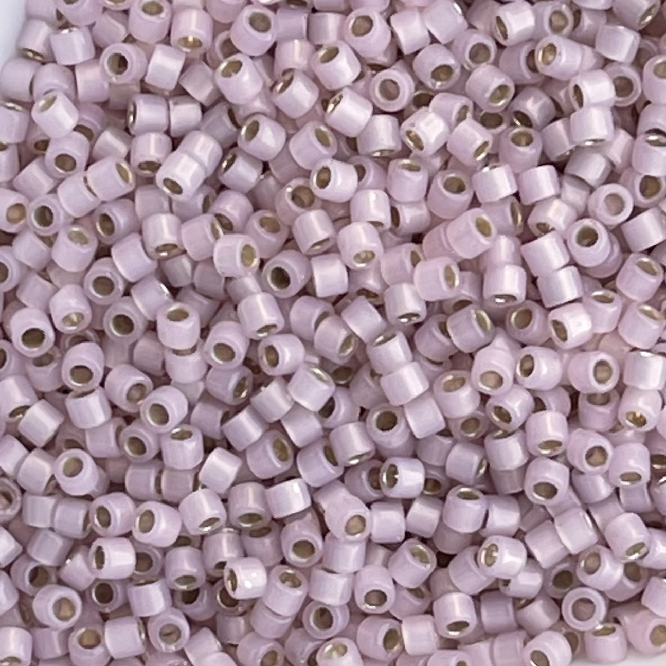 Delica Bead SilverLined Pale Rose Opal - Image 1