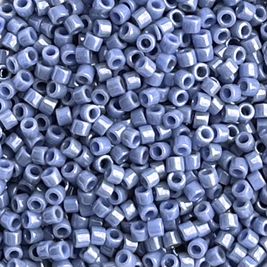Delica Bead Opaque Denim Blue Luster - Image 1