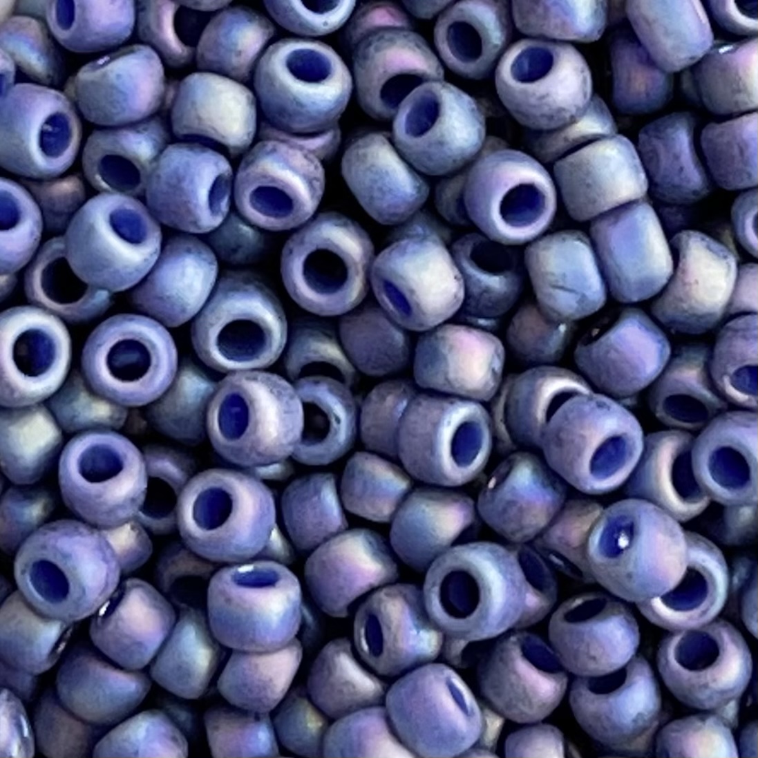 Round #8 Semi Glazed Rainbow Soft Blue - Image 1