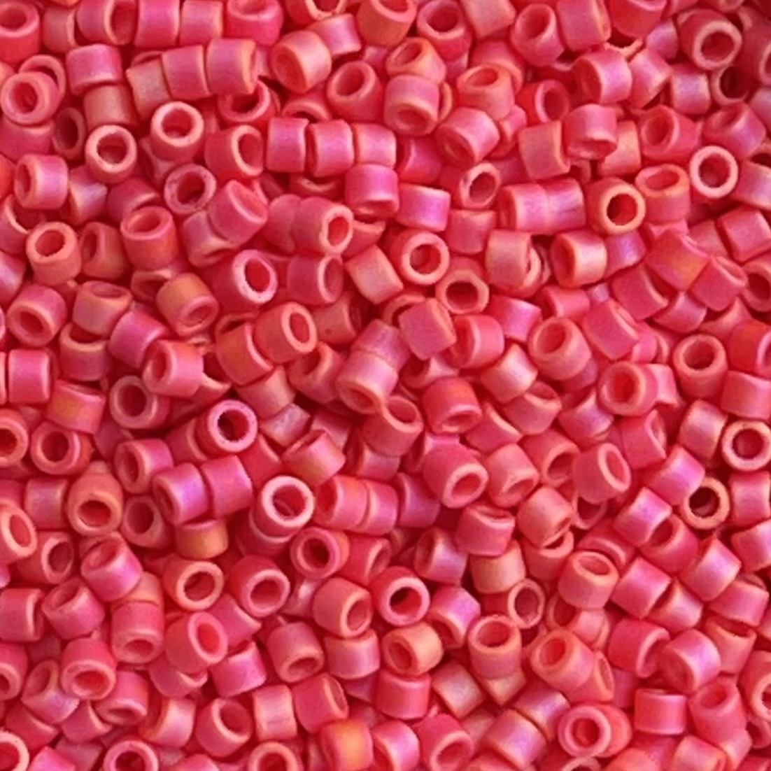 Delica Bead Matte Opq Cranberry AB - Image 1