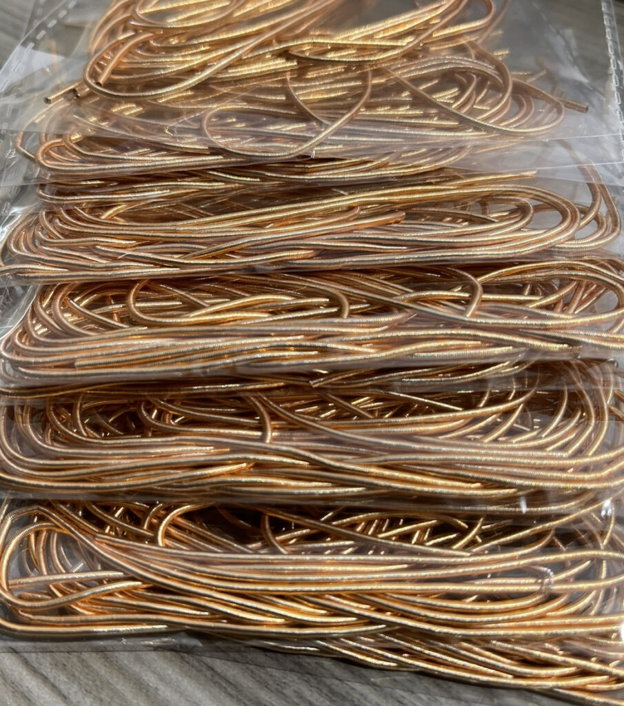 French Wire Gold Dk - Heavy (1,1 mm) x 4,5 grs