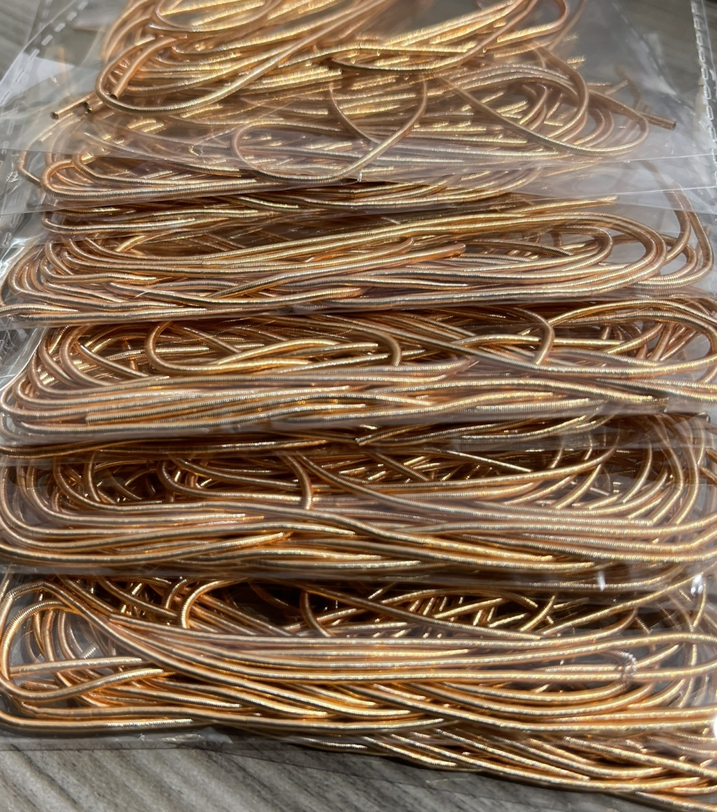 French Wire Gold Dk - Heavy (1,1 mm) x 4,5 grs - Image 1