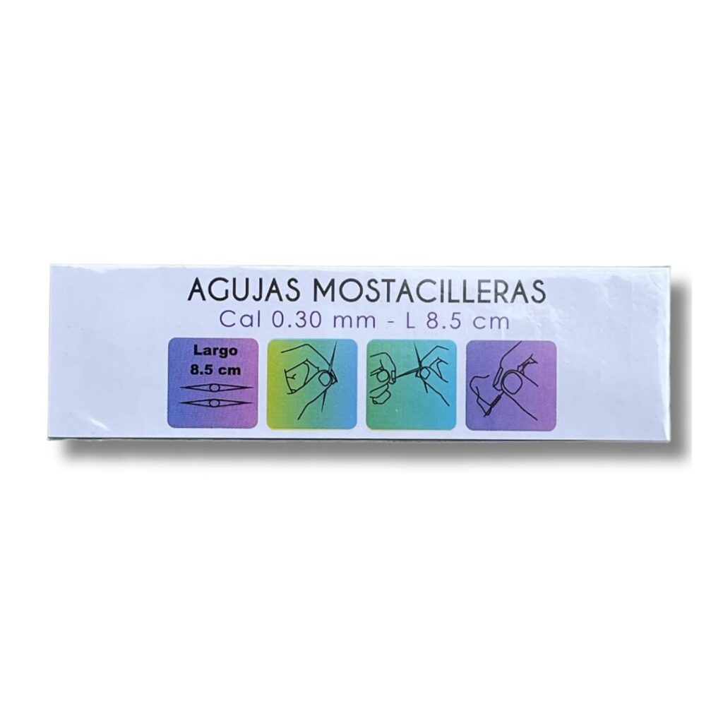 Aguja Mostacillera Ojo Largo - Paño x 2