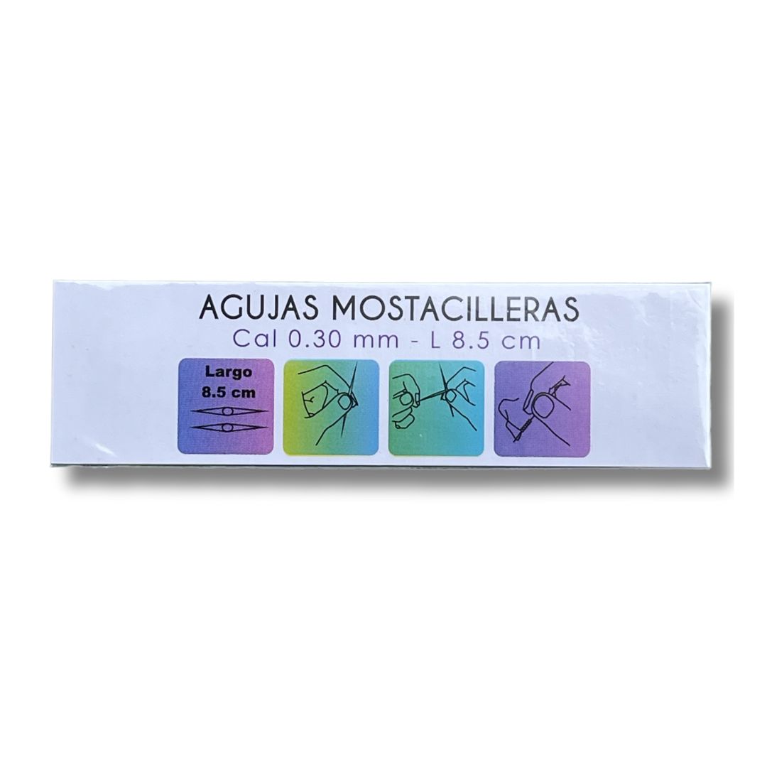 Aguja Mostacillera Ojo Largo - Paño x 2 - Image 1