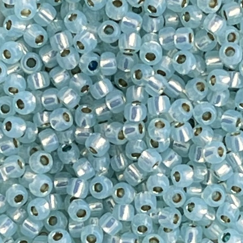 Round #11 PermaFinish - Silver-Lined Milky Lt Aqua x 10 grs