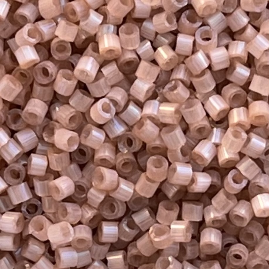 Delica Bead Dyed Cinnamon Silk Satin